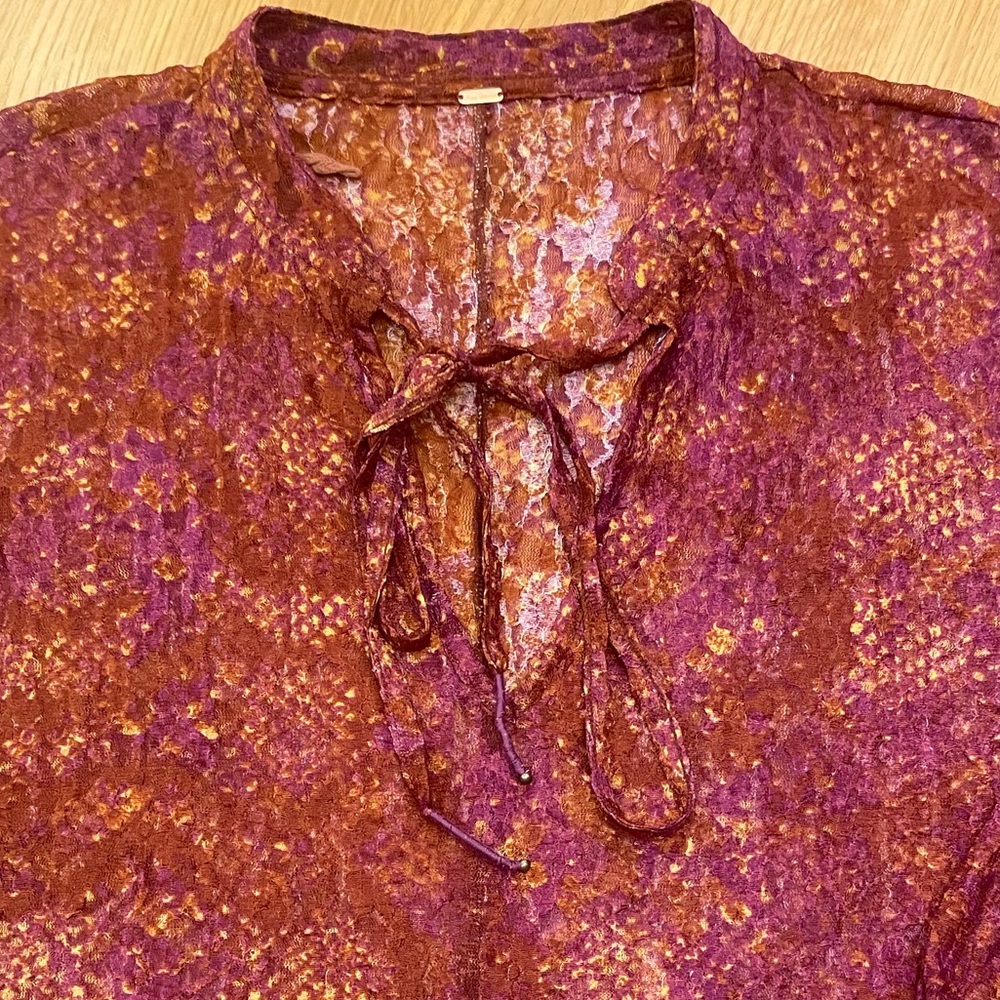 Free People lace blouse